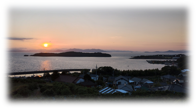 水俣湾の夕景